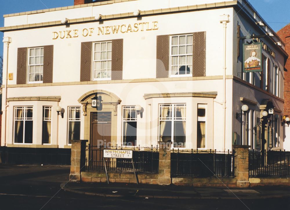 Duke of Newcastle, Whitemoor Road, Basford, Nottingham, 1998