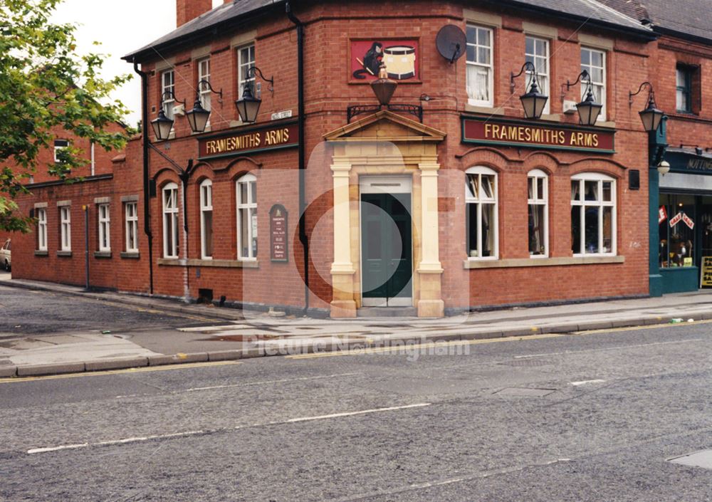 The Framesmiths Arms, Main Street, Bulwell, Nottingham, 1998