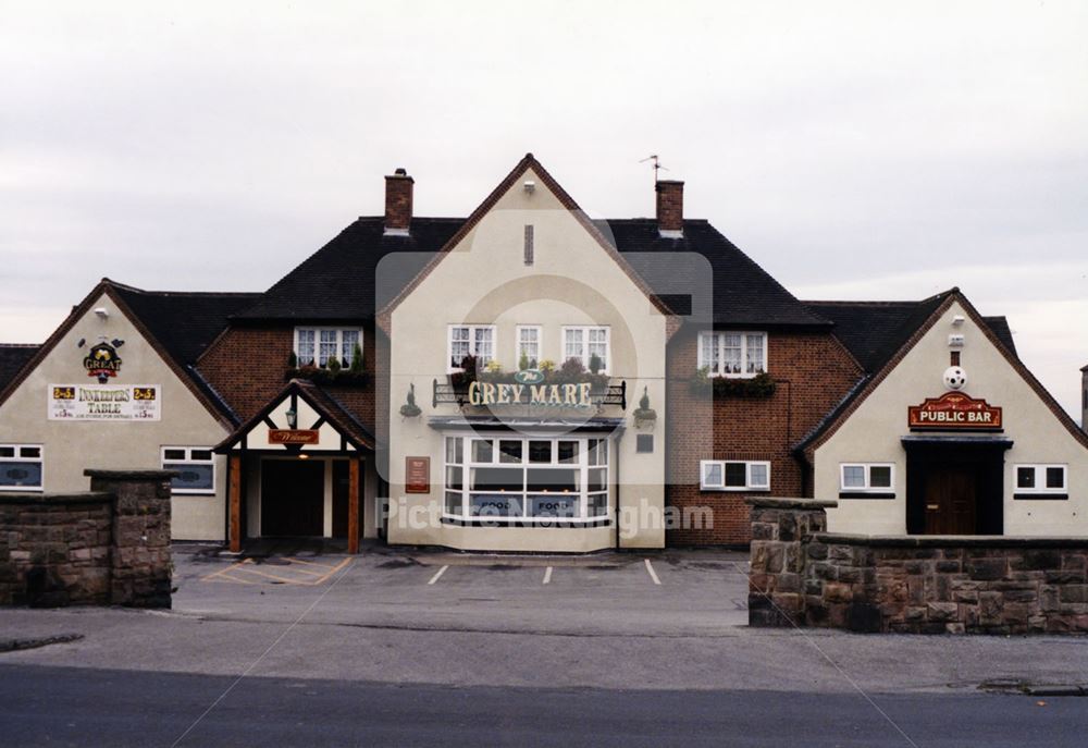 The Grey Mare Pub, Farnborough Road, Clifton, Nottingham, 1998