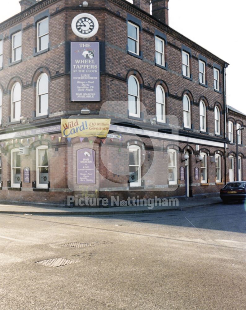 The Clock (Wheeltappers) Public House, Craven Road, Hyson Green, 1998