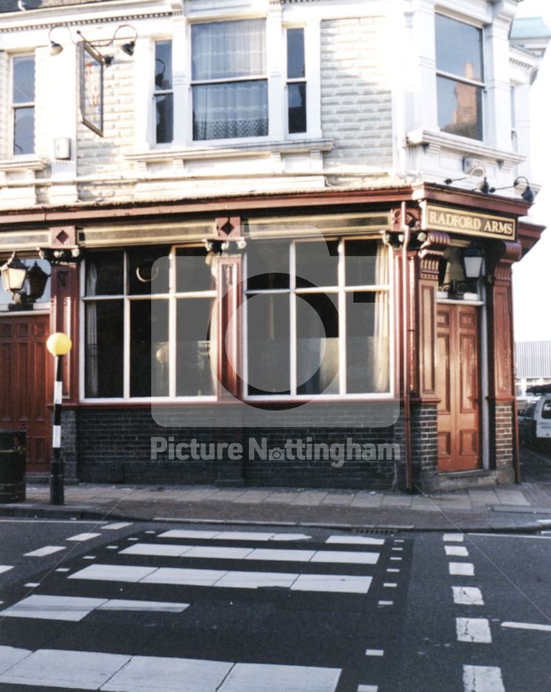 Radford Arms, Radford Road, Hyson Green, 1998