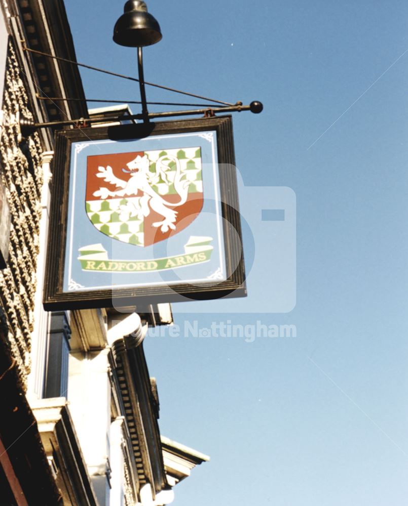 Radford Arms, Radford Road, Hyson Green, 1998