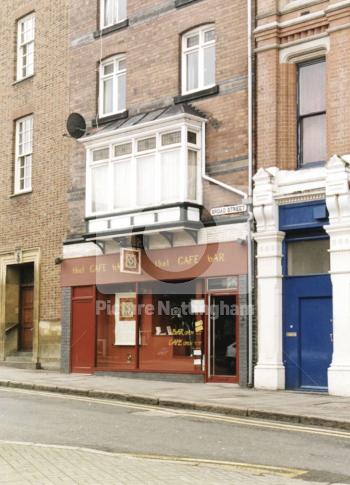 That Cafe Bar, Broad Street, Lace Market, 1998