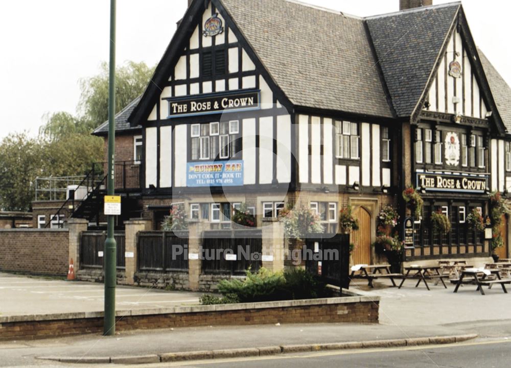 The Rose and Crown, Derby Road, Lenton 1998