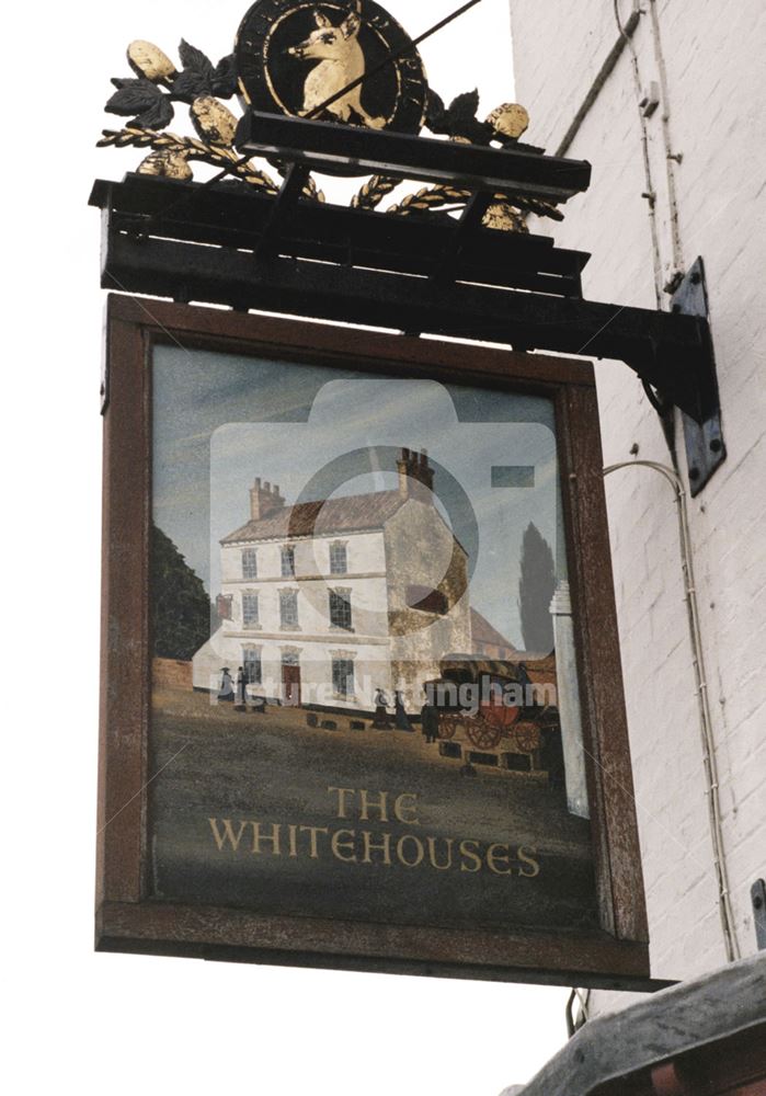 The Whitehouses Sign, London Road, Retford, 1998