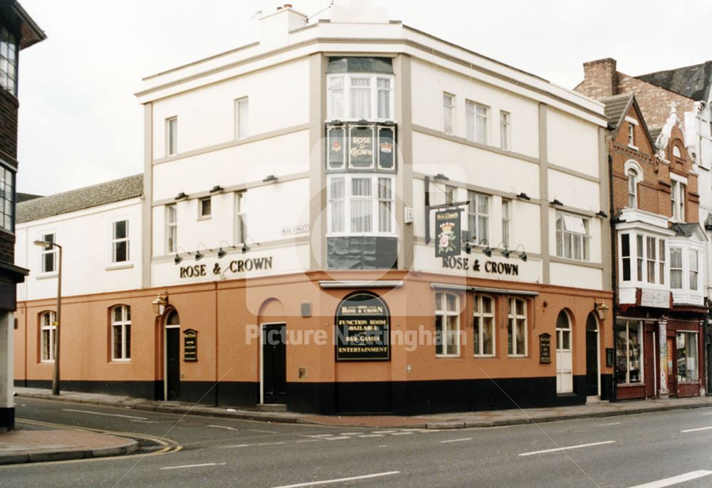 Rose and Crown, Alfreton Road, Nottingham, 1998