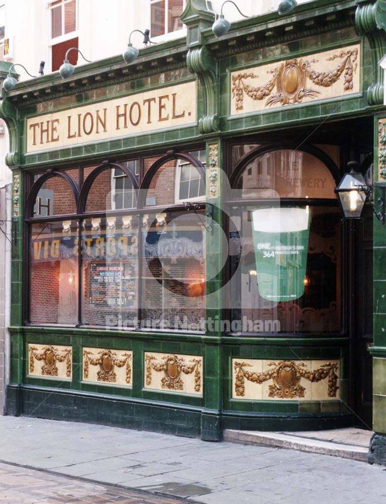 Lion Hotel, Clumber Street, Nottingham, 1999