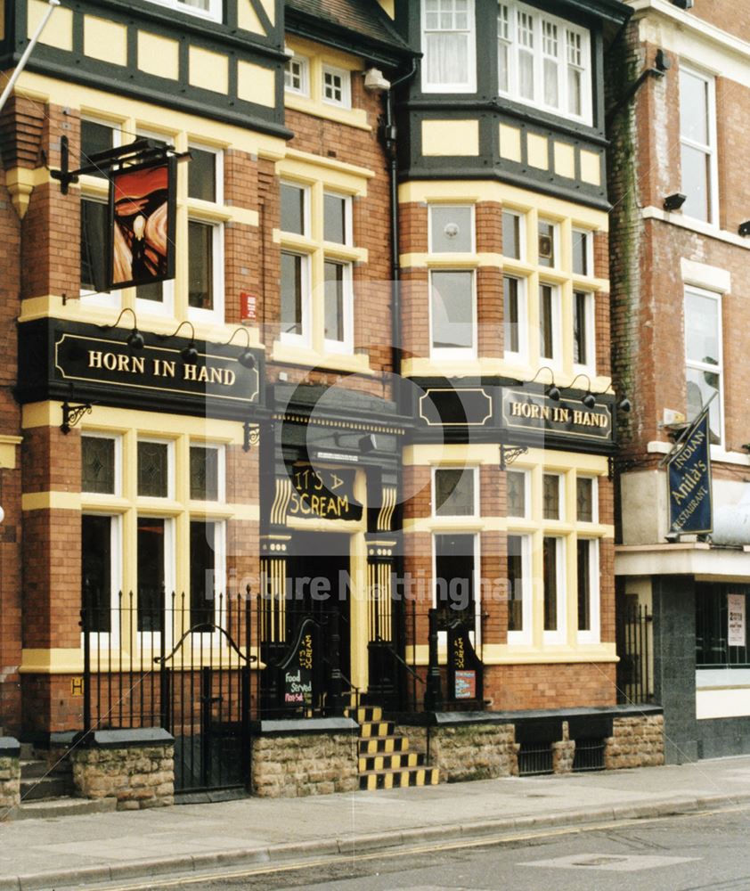 Horn in Hand, Goldsmith Street, Nottingham, 1998