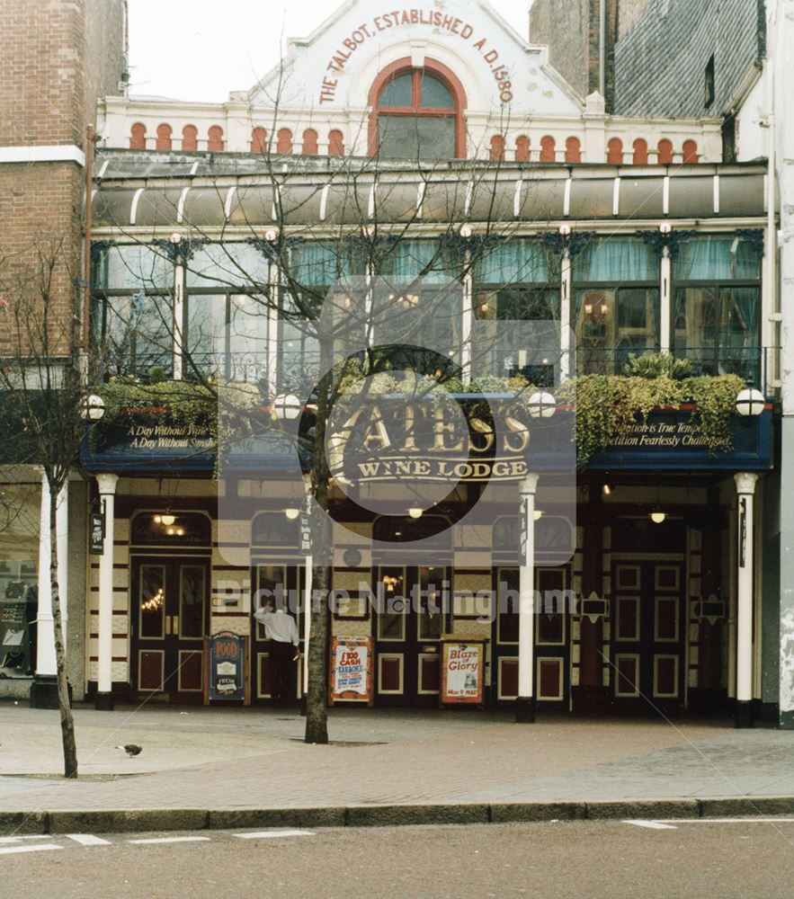 Yates' Wine Lodge, Long Row West, Nottingham, 1998