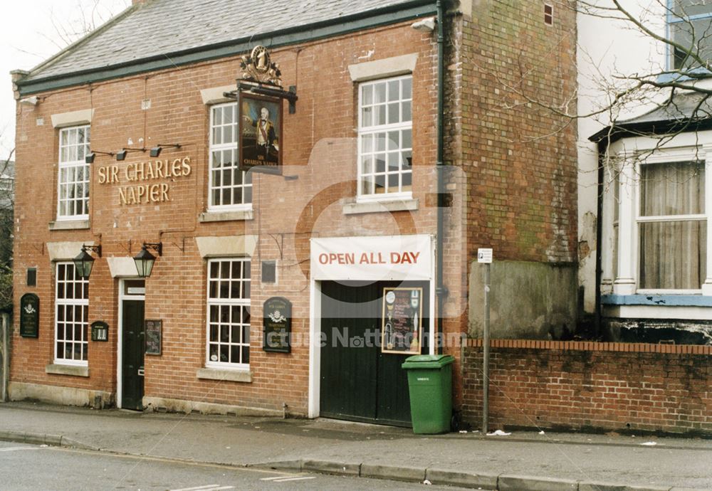 Sir Charles Napier, North Sherwood Street, Nottingham, 1998