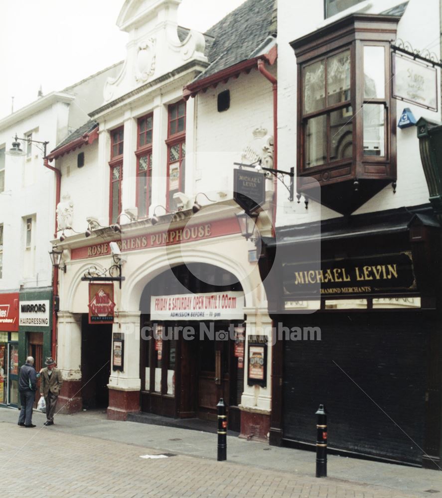 Rose O'Brien's Pumphouse, Pelham Street, Nottingham, 1998