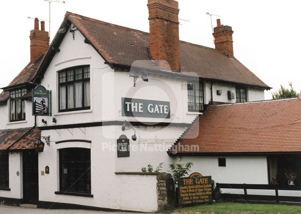 The Gate, Mansfield Road, Market Warsop, 1998