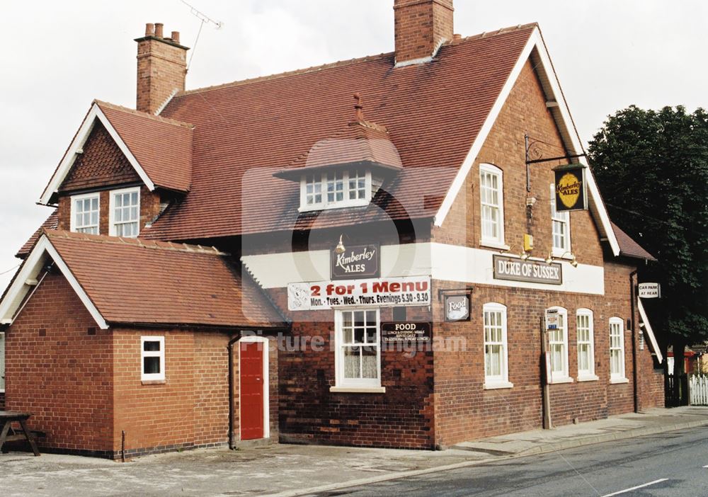 Duke of Sussex, Alfreton Road, Sutton-in-Ashfield, 1998