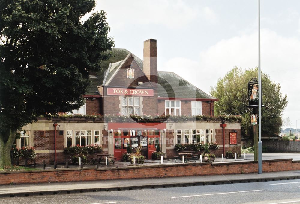 Fox and Crown, Dalestorth Road, Sutton-in-Ashfield, 1998