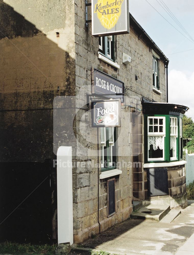 Rose and Crown, Stoneyford Road, Sutton-in-Ashfield, 1998