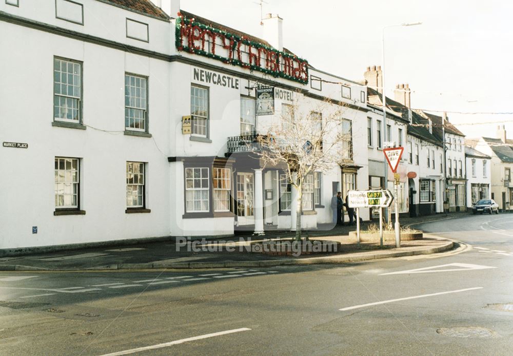 Newcastle Arms Hotel, Market Place, Tuxford, 1997