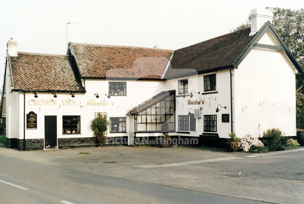 Crown Inn, Staythorpe Road, Rolleston, October 1997