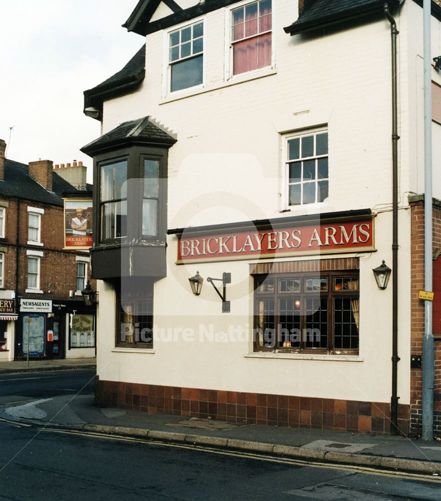 Bricklayers Arms, High Street, Ruddington, November 1997