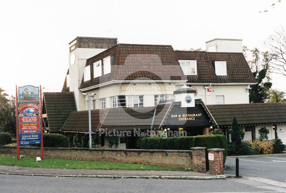 Nottingham Knight, Loughborough Road, Ruddington, November 1998