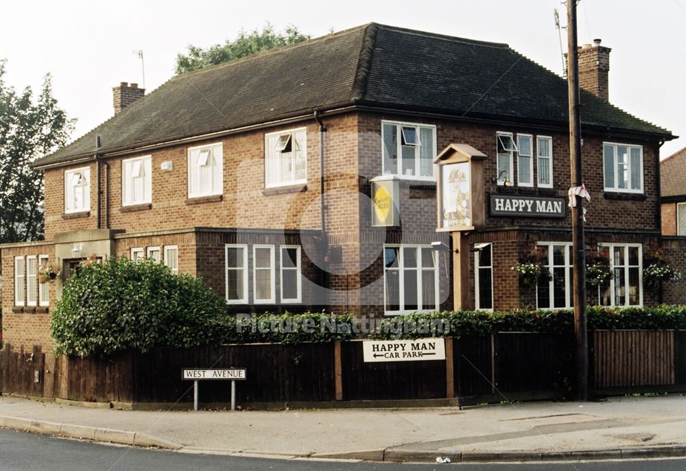 Happy Man, Hickings Lane, Stapleford, September 1998