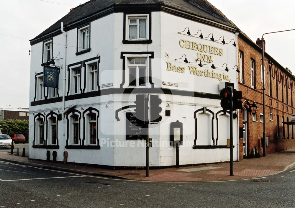 Chequers Inn, Nottingham Road, Stapleford, September 1998