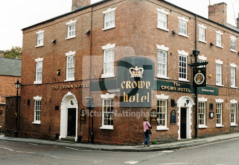 The Crown Hotel, Church Street, Southwell, October 1998