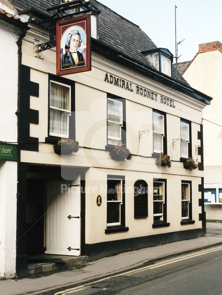 Admiral Rodney Hotel, King Street, Southwell, October 1998