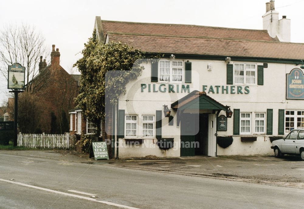 Pilgrim Fathers, Great North Road, Scrooby, February 1998