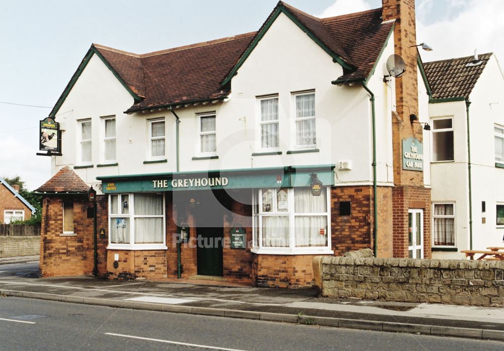 Greyhound, Mansfield Road, Skegby, September 1998