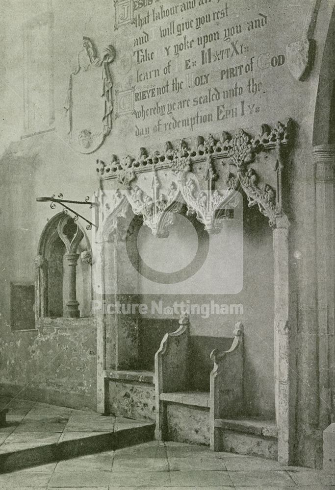 St Michael's Church, Laxton, c 1902