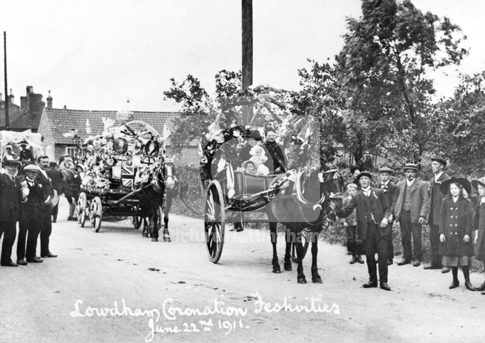 Coronation Festivities, Lowdham, 1911