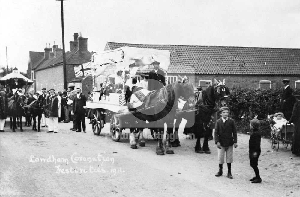 Coronation Festivities, Lowdham, 1911