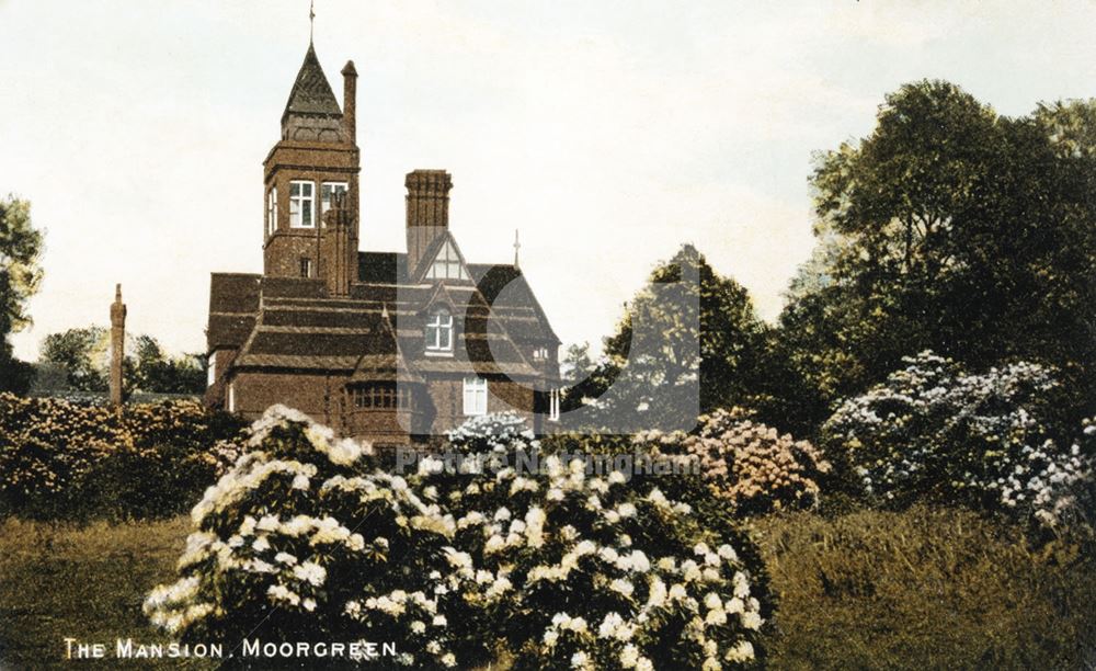 The Mansion, High Park Wood, Moorgreen, c 1904