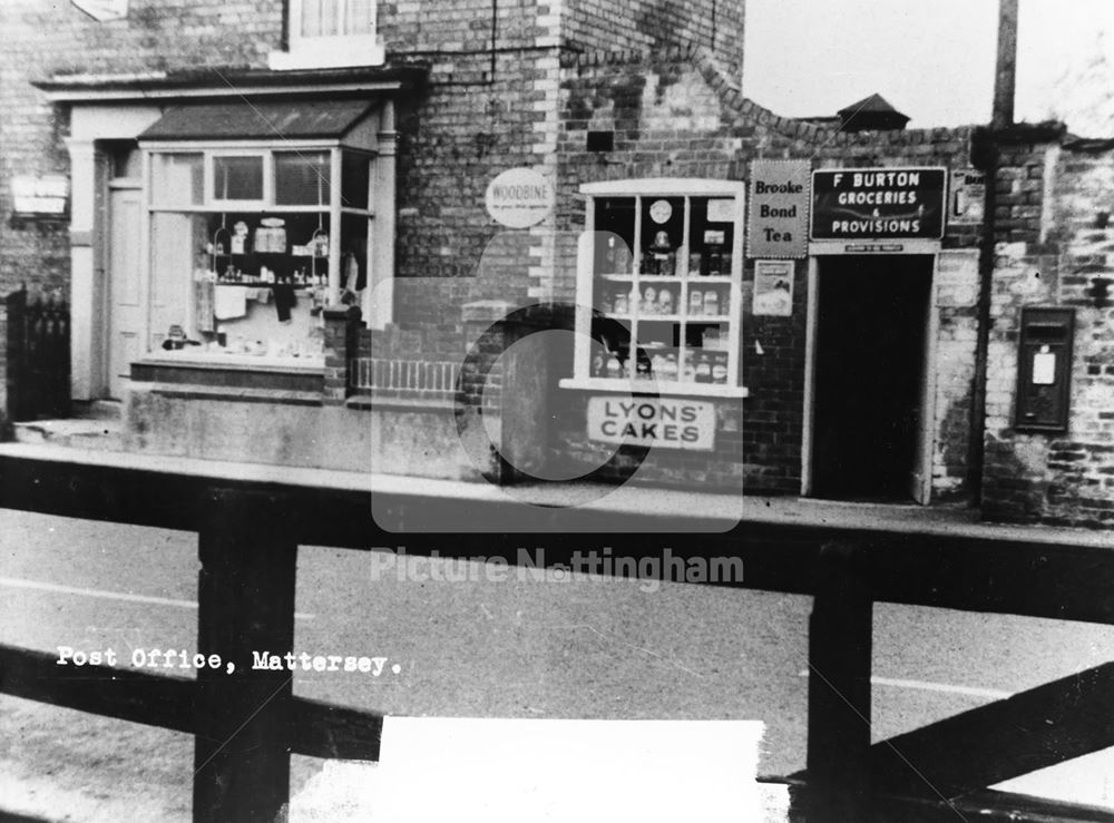 Post Office, Main Street, Mattersey, c 1935