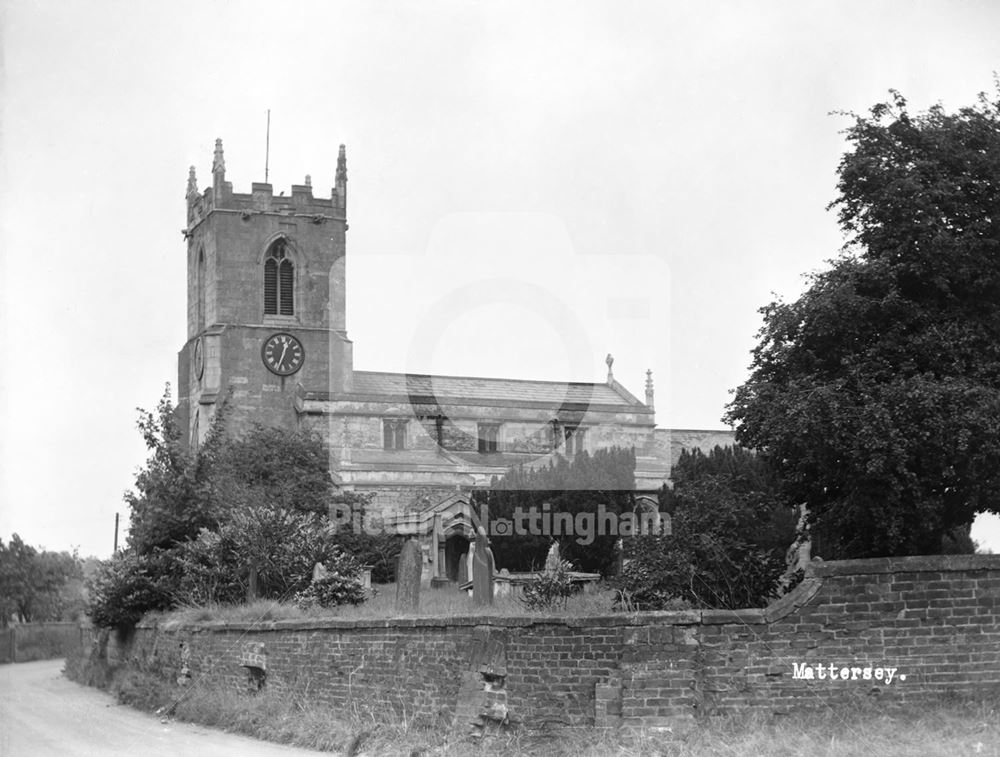 All Saints Church, Mattersey, c 1935