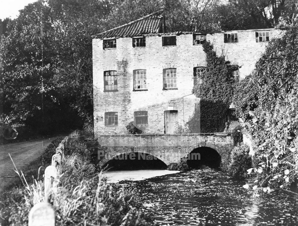 Cliff Mill, Lowdham, 1960