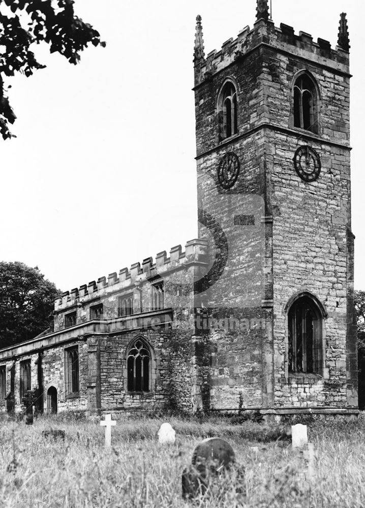 St Wilfrid's Church, Marnham, c 1950