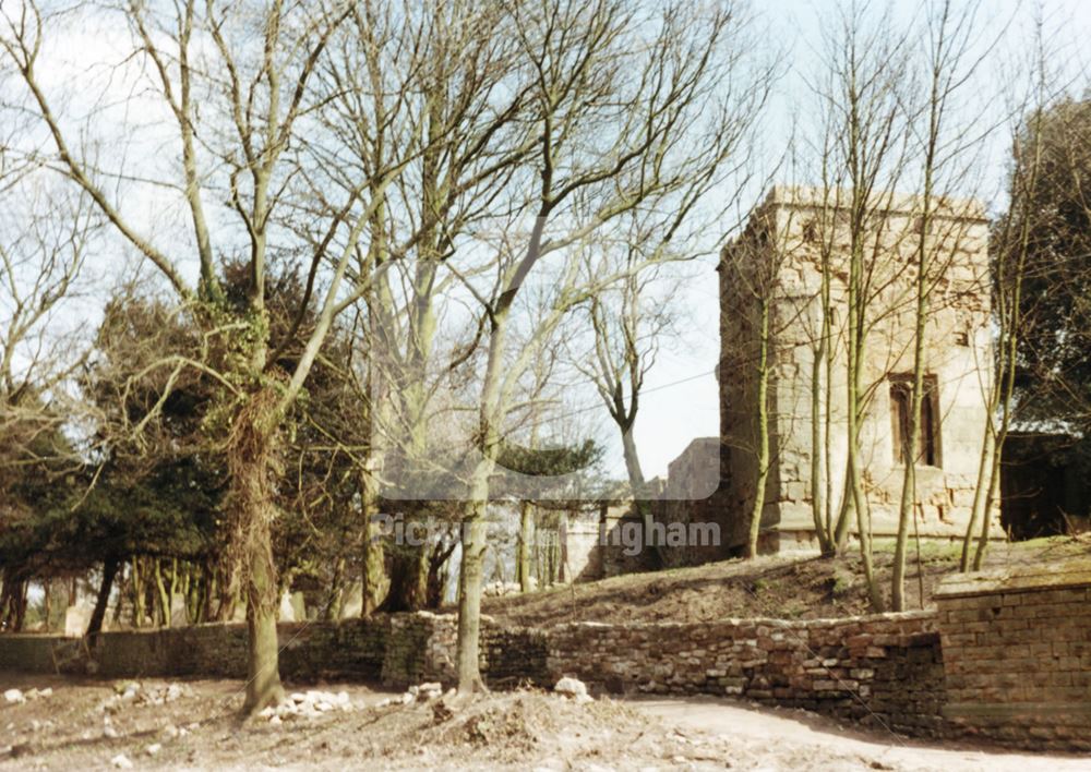 Annesley Church Ruins, c 1985