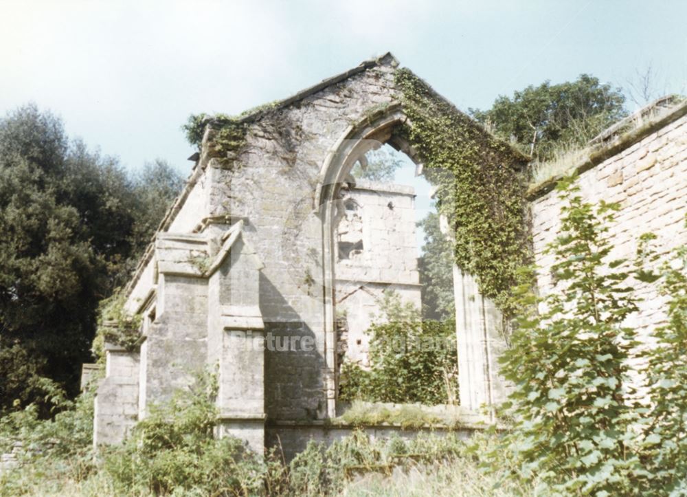 Annesley Church Ruins, c 1985