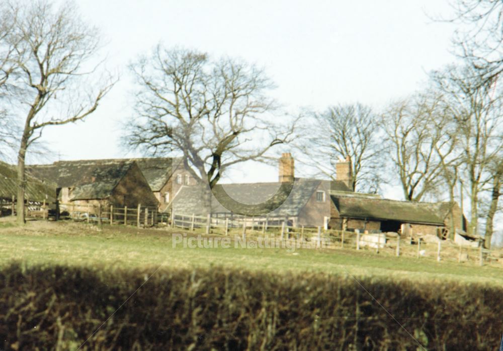 Oaks Farm, Moorgreen Reservoir, c 1980