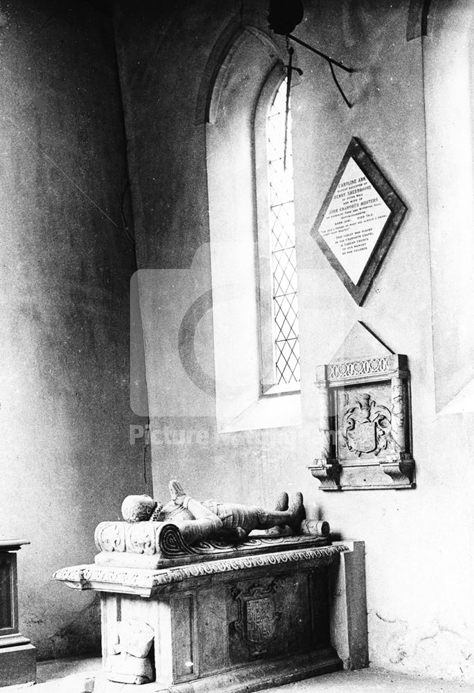 St Andrew's Church Memorials, Langar, c 1935