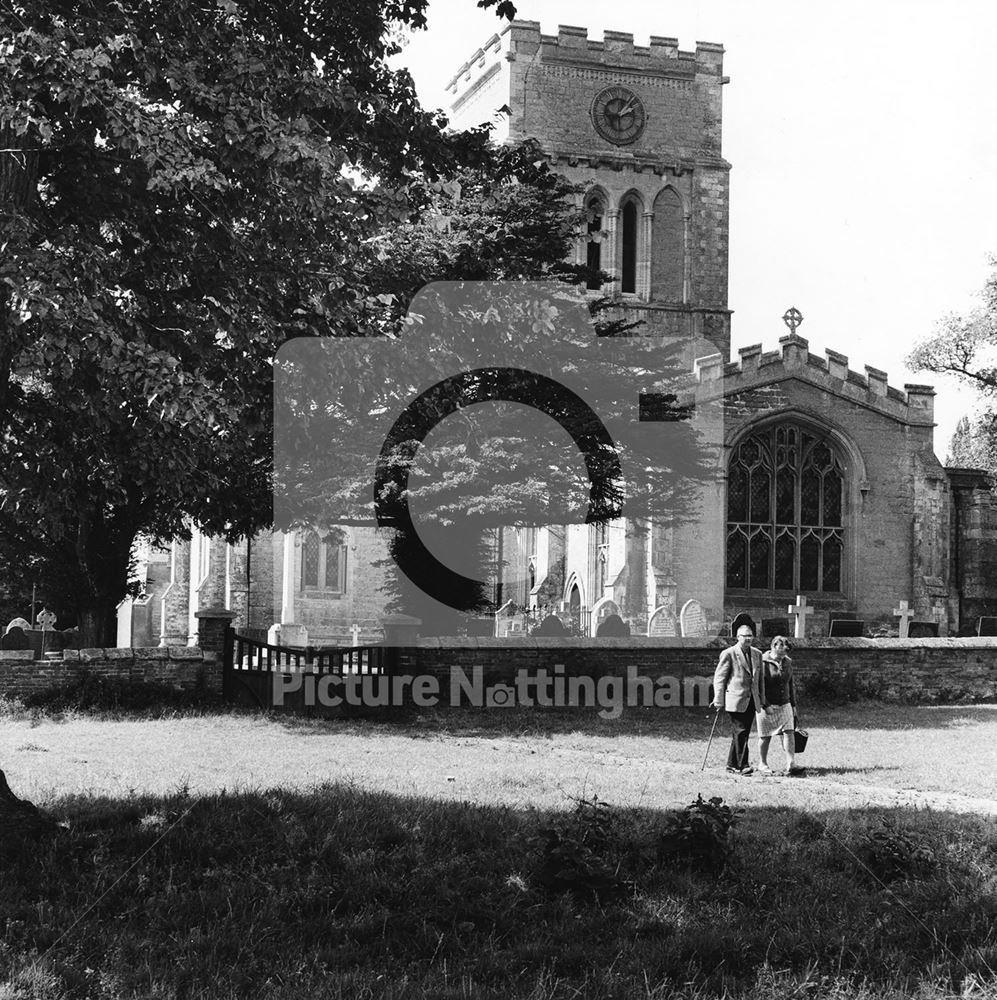 St Andrew's Church, Langar, 1963