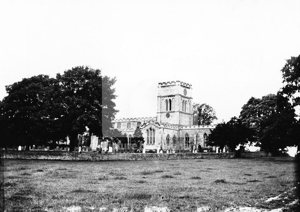 St Andrew's Church, Langar, c 1970