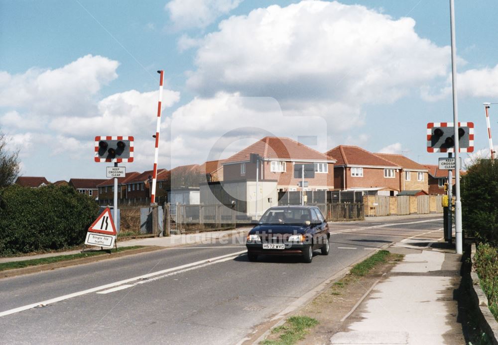 Linby Road Level Crossing, Hucknall, 1999