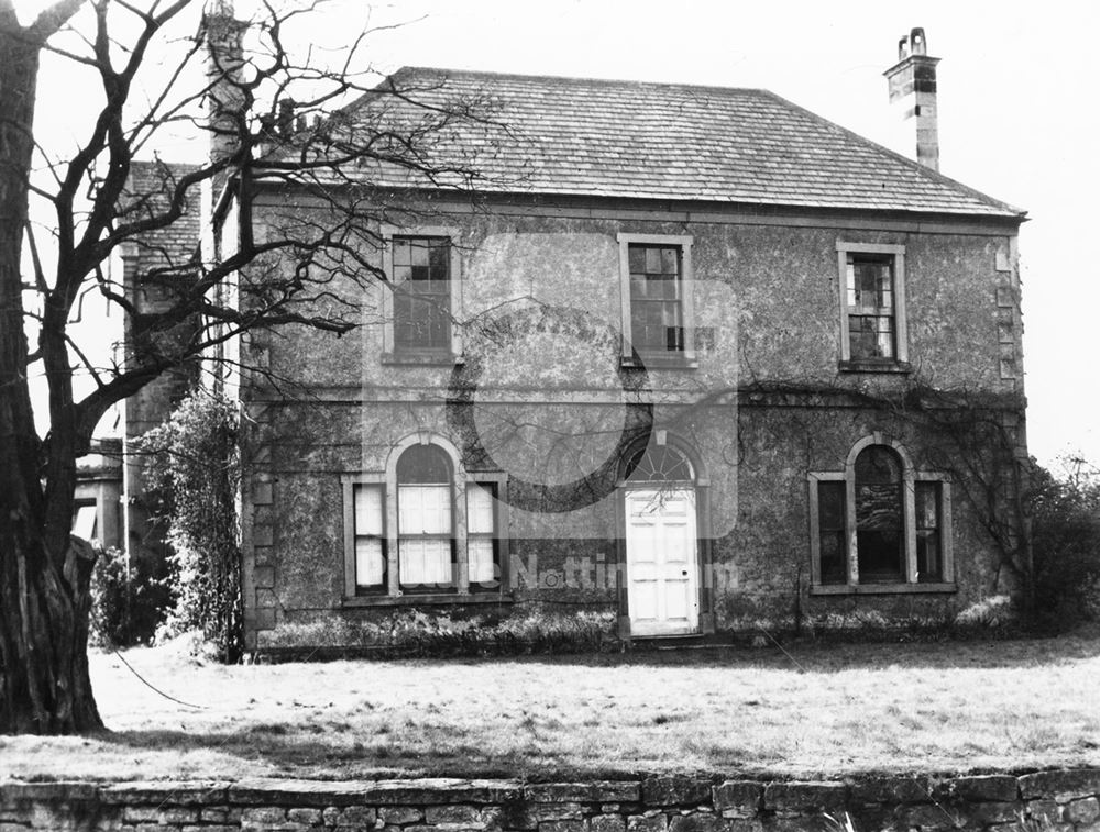 Broomhill House, Nottingham Road, Hucknall, c 1960 ?