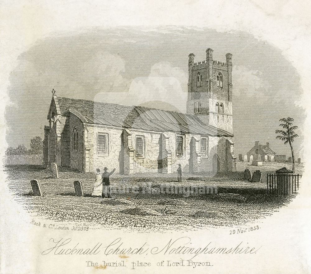 St Mary Magdalene Church, Market Place, Hucknall, 1853