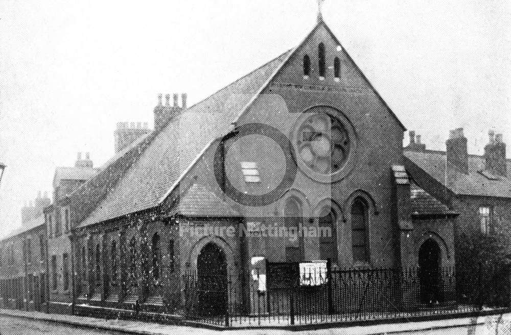 Bestwood Road Methodist Church, Hucknall, c 1950