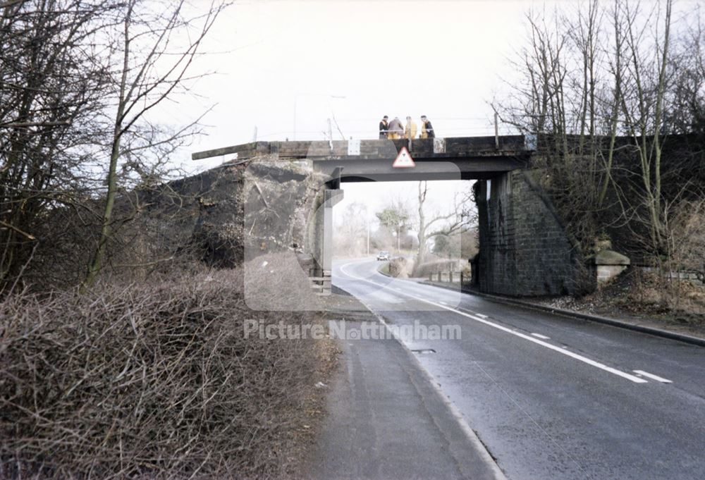 Railway Bridge, Cordy Lane, Brinsley, c 1983