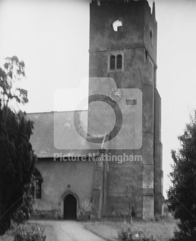 St Swithin's Church, Kirklington, 1949