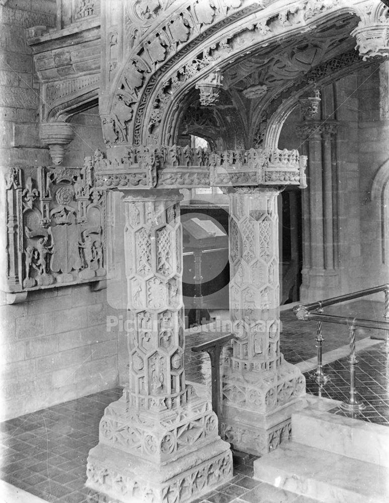 Babington Tomb, St Winifrid's Church, Kingston-on-Soar, c 1930